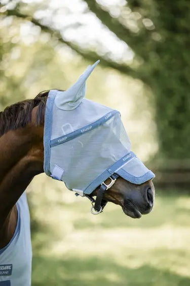 Horseware Ireland Heather Blue/Blue & Silver Rambo Flymask| Online For Equine