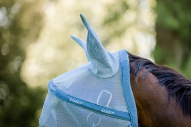Horseware Ireland Heather Blue/Blue & Silver Rambo Flymask| Online For Equine