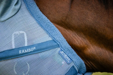 Horseware Ireland Heather Blue/Blue & Silver Rambo Flymask| Online For Equine