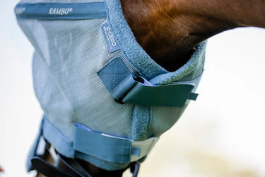 Horseware Ireland Heather Blue/Blue & Silver Rambo Flymask| Online For Equine