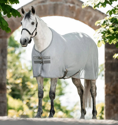 Horseware Ireland Heather Blue/Titanium Grey & Silver Amigo AirNet Cooler| Online For Equine