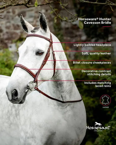 Horseware Ireland Hunter Cavesson Bridle W/Reins| Online For Equine