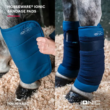 Horseware Ireland Imperial Blue Horseware Ireland Ionic Bandage Pads - set of 2| Online For Equine
