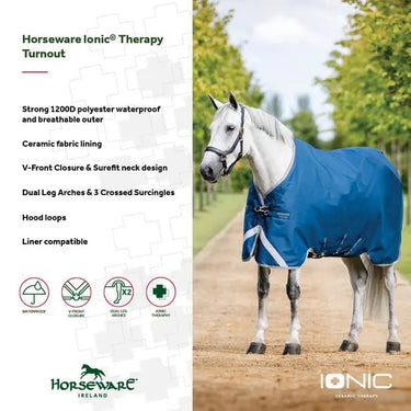 Horseware Ireland Ionic Therapy Turnout Rug 100G| Online For Equine