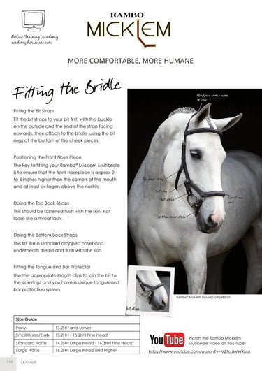 Buy Horseware Ireland Micklem 2 Diamante Competition Bridle| Online for Equine