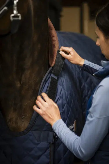 Horseware Ireland Navy/Brown & Silver Horseware Ireland Signature Stable 200g| Online For Equine