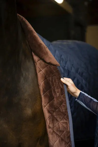 Horseware Ireland Navy/Brown & Silver Horseware Ireland Signature Stable 200g| Online For Equine