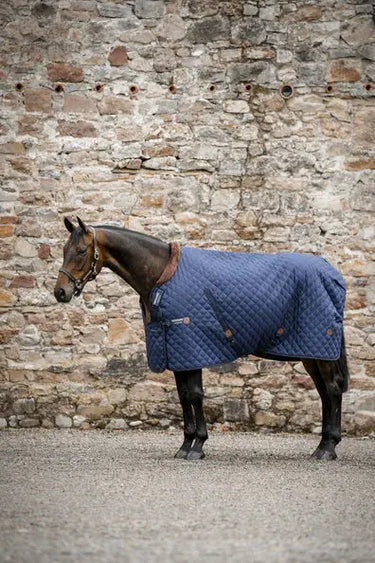 Horseware Ireland Navy/Brown & Silver Horseware Ireland Signature Stable 200g| Online For Equine
