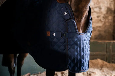 Horseware Ireland Navy/Brown & Silver Horseware Ireland Signature Stable 200g| Online For Equine