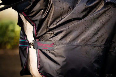 Horseware Ireland Navy/Burgundy & Teal & Navy Rambo Mack in a Sack| Online For Equine