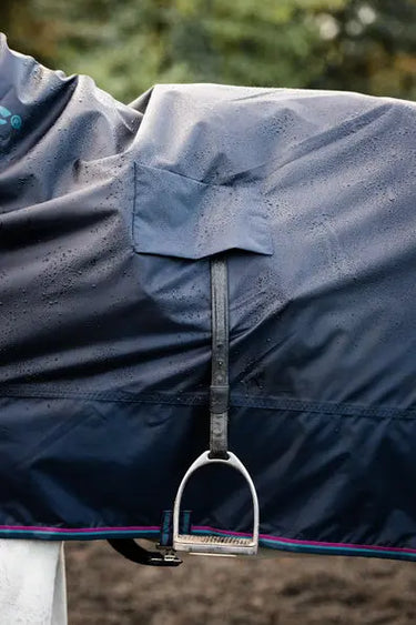 Horseware Ireland Navy/Burgundy & Teal & Navy Rambo Mack in a Sack| Online For Equine