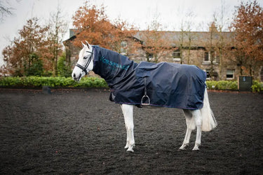 Horseware Ireland Navy/Burgundy & Teal & Navy Rambo Mack in a Sack| Online For Equine