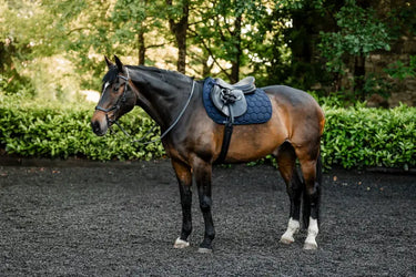 Horseware Ireland Navy Horseware Ireland Ionic Close Contact Saddle Pad| Online For Equine