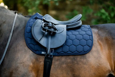 Horseware Ireland Navy Horseware Ireland Ionic Close Contact Saddle Pad| Online For Equine