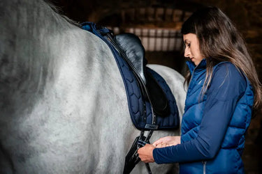 Horseware Ireland Navy Horseware Ireland Ionic Dressage Saddle Pad| Online For Equine
