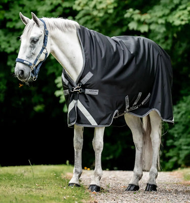 Horseware Ireland Navy/Hunter Green & Silver Rambo 1680D Wug Turnout 0g| Online For Equine