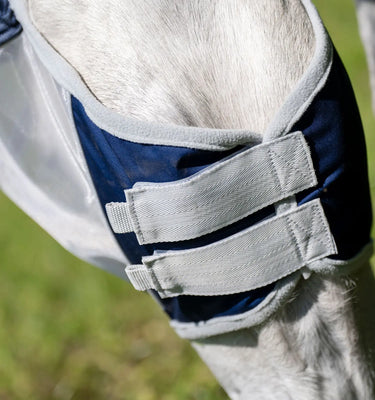 Horseware Ireland Navy/Silver Horseware Ireland Shield Flymask| Online For Equine