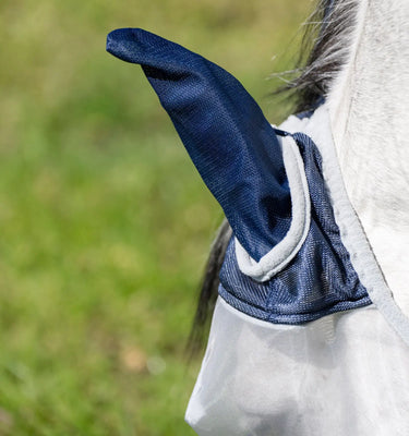 Horseware Ireland Navy/Silver Horseware Ireland Shield Flymask| Online For Equine