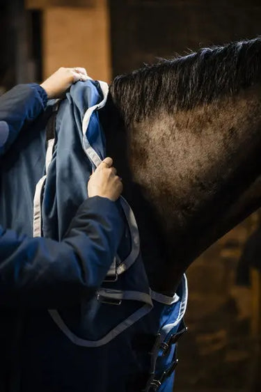 Horseware Ireland Navy/Silver Rambo Supreme Dry Rug| Online For Equine