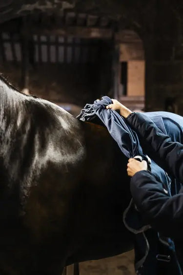 Horseware Ireland Navy/Silver Rambo Supreme Dry Rug| Online For Equine