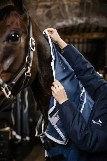 Horseware Ireland Navy/Silver Rambo Supreme Dry Rug| Online For Equine