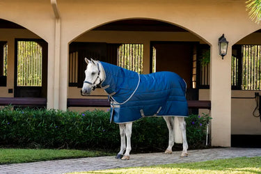 Horseware Ireland Navy/Titanium Grey Amigo Ripstop Insulator Plus Stable 350g| Online For Equine