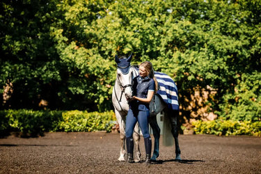 Horseware Ireland Newmarket Exercise Sheet Witney Navy| Online For Equine