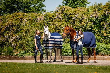 Horseware Ireland Newmarket Fleece Cooler Witney Navy| Online For Equine
