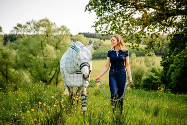 Horseware Ireland Newmarket Fly Mask Witney Navy| Online For Equine