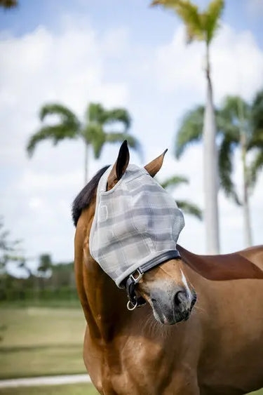 Horseware Ireland Newmarket Fly Mask (No Ears)- Witney Charcoal| Online For Equine