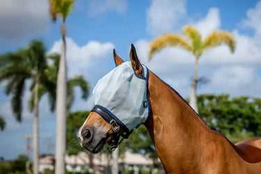 Horseware Ireland Newmarket Fly Mask (No Ears)- Witney Navy| Online For Equine