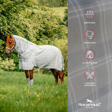 Horseware Ireland Newmarket Fly Sheet Hood Witney Charcoal| Online For Equine