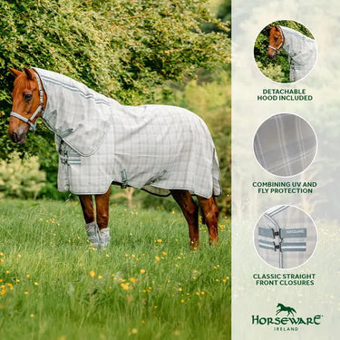 Horseware Ireland Newmarket Fly Sheet Hood Witney Charcoal| Online For Equine