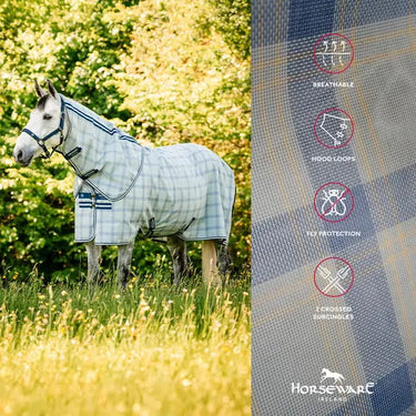 Horseware Ireland Newmarket Fly Sheet Hood Witney Navy| Online For Equine