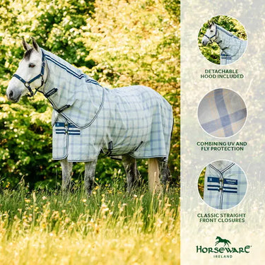 Horseware Ireland Newmarket Fly Sheet Hood Witney Navy| Online For Equine