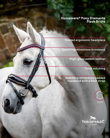 Horseware Ireland Pony Diamante Flash Bridle| Online For Equine