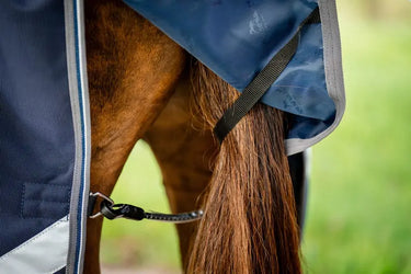 Horseware Ireland Rambo 1680D Turnout Rug 250G Vl Navy / Thunderstorm Grey & Silver| Online For Equine