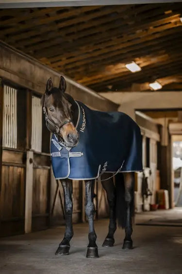 Horseware Ireland Rambo Airmax Cooler Navy / Thunderstorm Grey & Silver| Online For Equine