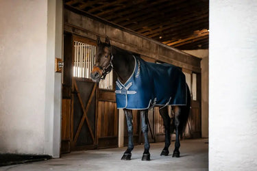 Horseware Ireland Rambo Airmax Cooler Navy / Thunderstorm Grey & Silver| Online For Equine