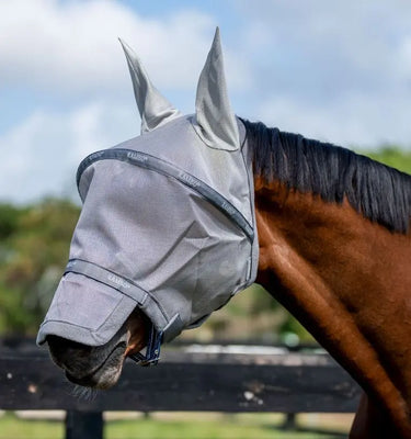 Horseware Ireland Rambo Flymask Silver/ Titanium| Online For Equine
