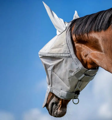 Horseware Ireland Rambo Flymask Silver/ Titanium| Online For Equine