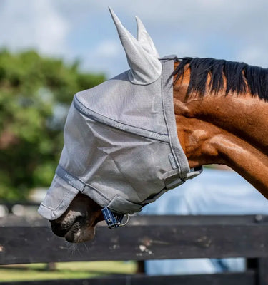 Horseware Ireland Rambo Flymask Silver/ Titanium| Online For Equine