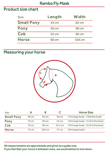 Buy Horseware Ireland Rambo Plus Fly Mask| Online for Equine