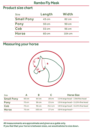Buy Horseware Ireland Rambo Plus Fly Mask| Online for Equine