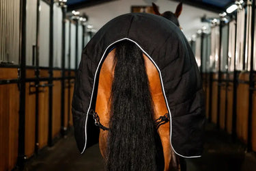 Horseware Ireland Rambo Stable Rug 200G Black / Thunderstorm Grey & Silver| Online For Equine