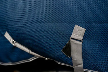 Horseware Ireland Rambo Techni Waffle Cooler Navy / Thunderstorm Grey & Silver| Online For Equine
