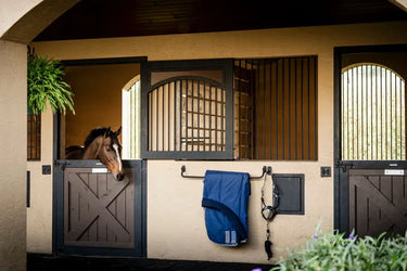 Horseware Ireland Rhino Stable Rug 100G Navy / Titanium Grey & Classic Blue| Online For Equine