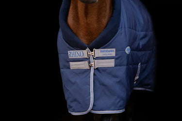 Horseware Ireland Rhino Stable Rug 250G Vl Navy / Titanium Grey & Classic Blue| Online For Equine