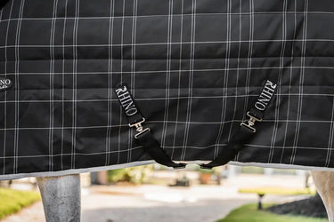 Horseware Ireland Rhino Stable Rug 350G Vl Blk / Grey / White Chk & Grey| Online For Equine