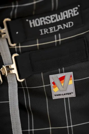 Horseware Ireland Rhino Stable Rug 350G Vl Blk / Grey / White Chk & Grey| Online For Equine